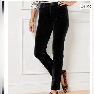 Talbots Midnight Corduroy Trousers high waist straight leg